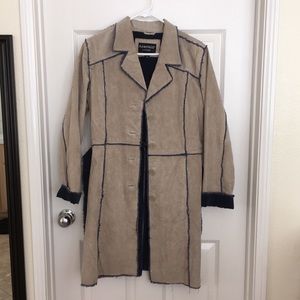 VINTAGE SUEDE RAMPAGE GREY COAT